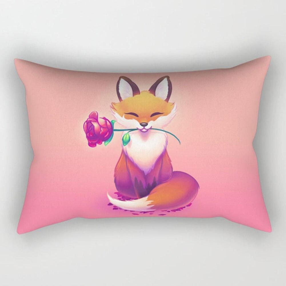 KTX-328531 Super Soft Printed Cushion Cover, Brushed Cloth and Imitation Linen, 30x50cm Pillowcase