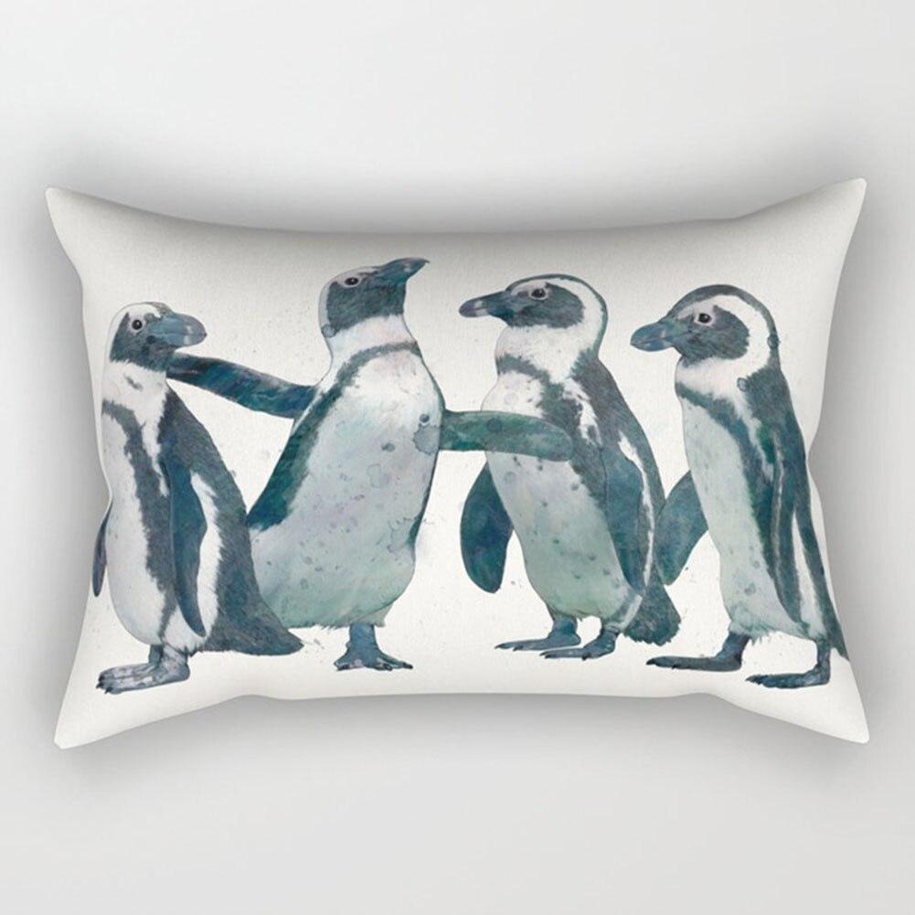 KTX-328531 Super Soft Printed Cushion Cover, Brushed Cloth and Imitation Linen, 30x50cm Pillowcase