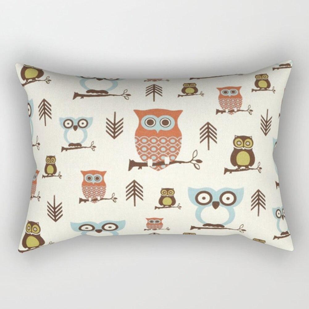 KTX-328531 Super Soft Printed Cushion Cover, Brushed Cloth and Imitation Linen, 30x50cm Pillowcase