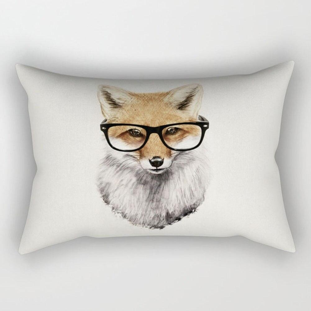KTX-328531 Super Soft Printed Cushion Cover, Brushed Cloth and Imitation Linen, 30x50cm Pillowcase