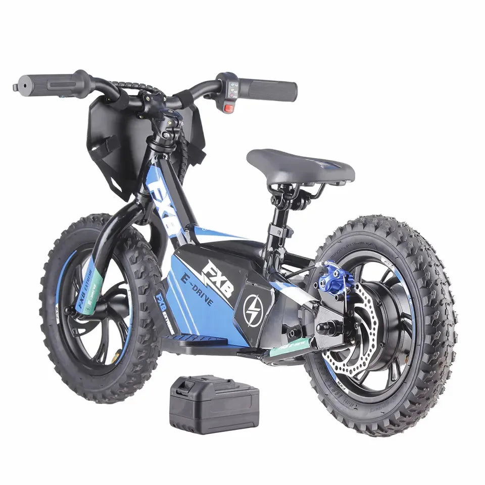 KTX-329043 12 Inch Kids Electric Balance Bike with Aluminium Alloy Frame and Disc Brake, Suitable for Ages 3-6