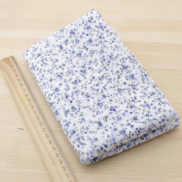 KTX-329683 Navy Blue 100% Cotton Fabric - Versatile Lightweight Material for Clothing and DIY Projects