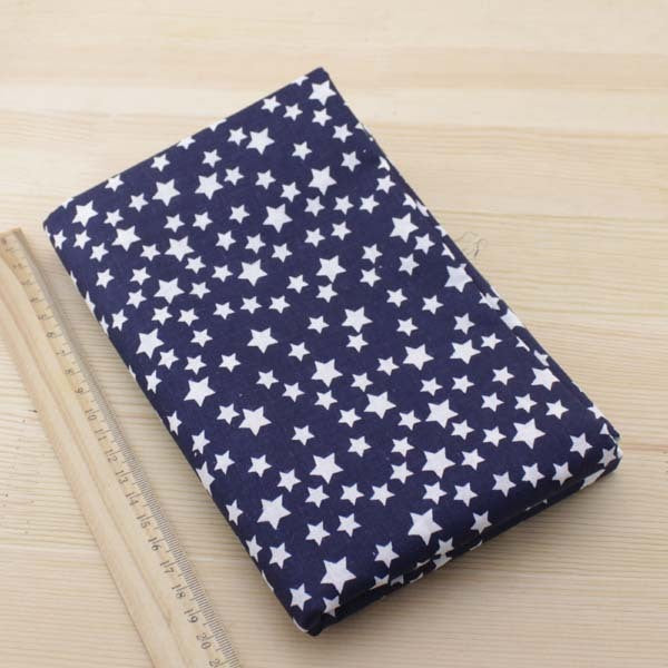 KTX-329683 Navy Blue 100% Cotton Fabric - Versatile Lightweight Material for Clothing and DIY Projects