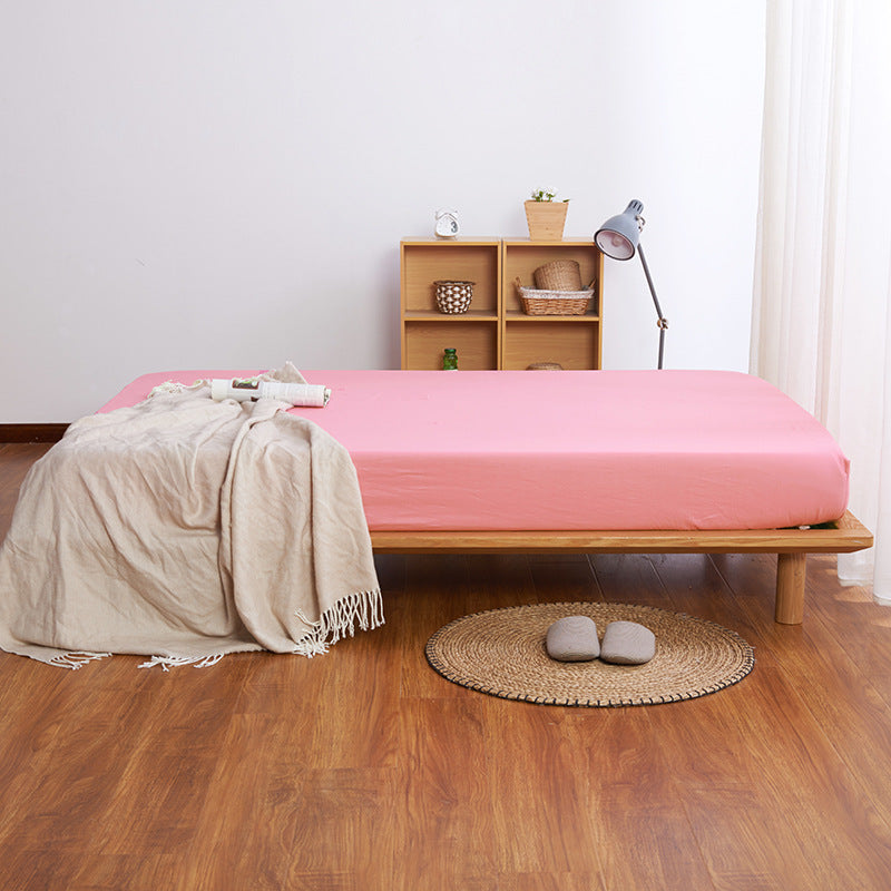 KTX-330771 Pure Cotton Plant Pattern Bedspread Protection Pad - Quilted Mattress Cover