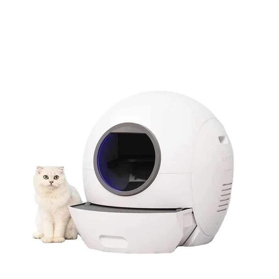 KTX-331539 Intelligent Wifi-Enabled Cat Litter Box with Automated Cleaning System