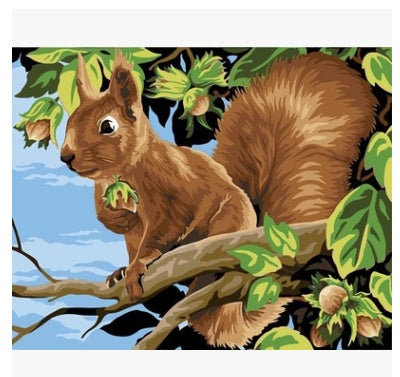 KTX-331859 Customizable DIY Animal Oil Painting - 40X50cm Size, Unique Design Options