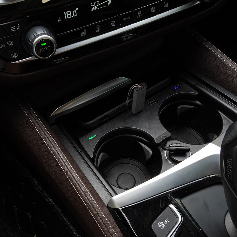 KTX-331987 Wireless Charger for 2017-2021 BMW 5 Series & 6 Series - 10W Fast Charging, Qi Standard Compatibility