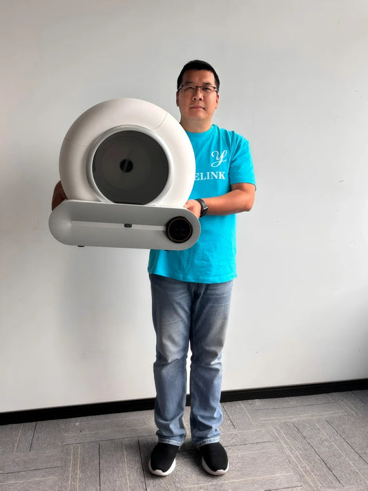 KTX-332371 Smart Automatic Self-Cleaning Cat Litter Box with APP Control and Odor-Proof Feature, Large Capacity, Easy Clean