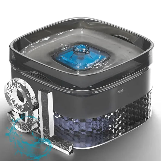 KTX-332691 Large Capacity 9L Automatic Pet Water Fountain with Filters for Dogs and Cats