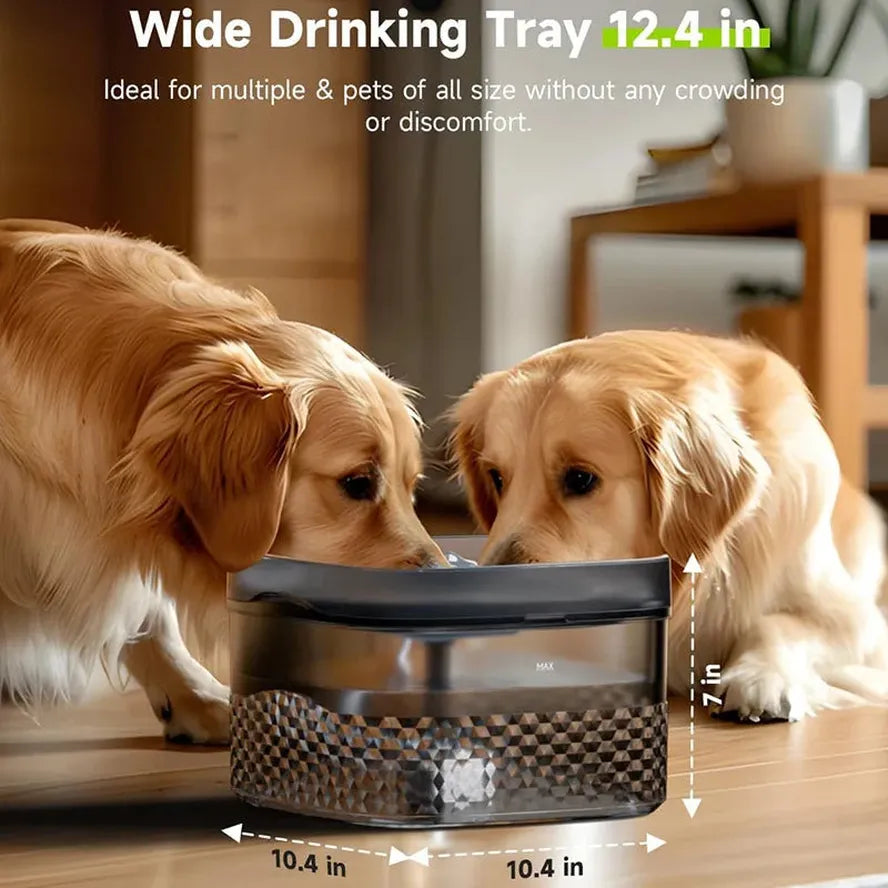 KTX-332691 Large Capacity 9L Automatic Pet Water Fountain with Filters for Dogs and Cats
