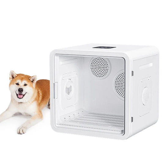 KTX-333331 Automatic Pet Grooming Dryer Box with Adjustable Speed, Temperature Control, and Low Noise for Cats and Dogs