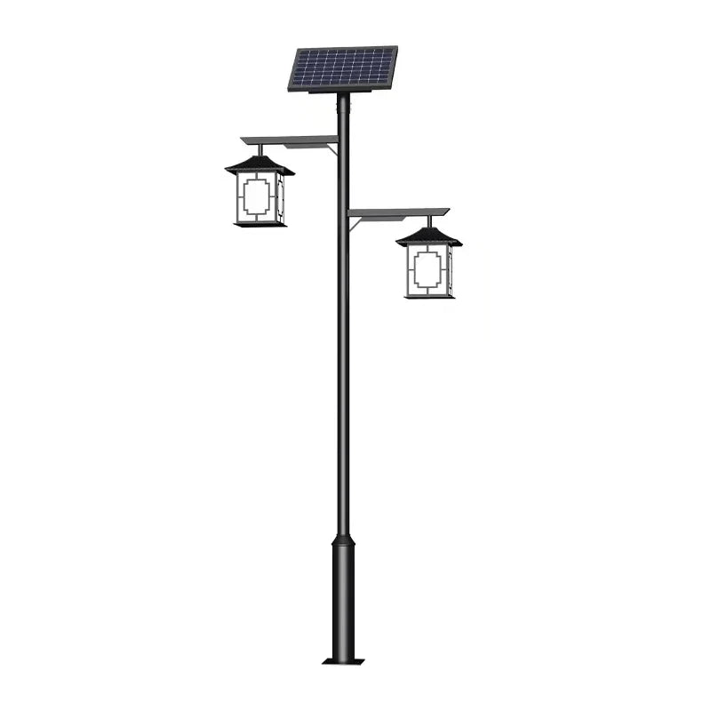 KTX-333587 IP65 Waterproof LED Solar Garden Lights with Adjustable Color Temperature for Outdoor Use