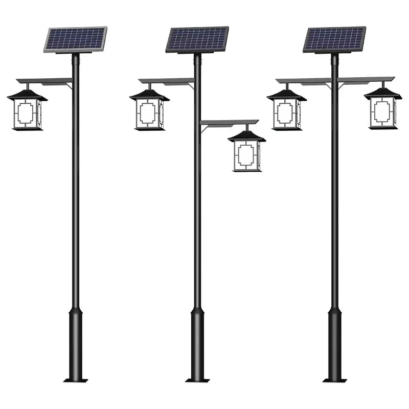 KTX-333587 IP65 Waterproof LED Solar Garden Lights with Adjustable Color Temperature for Outdoor Use