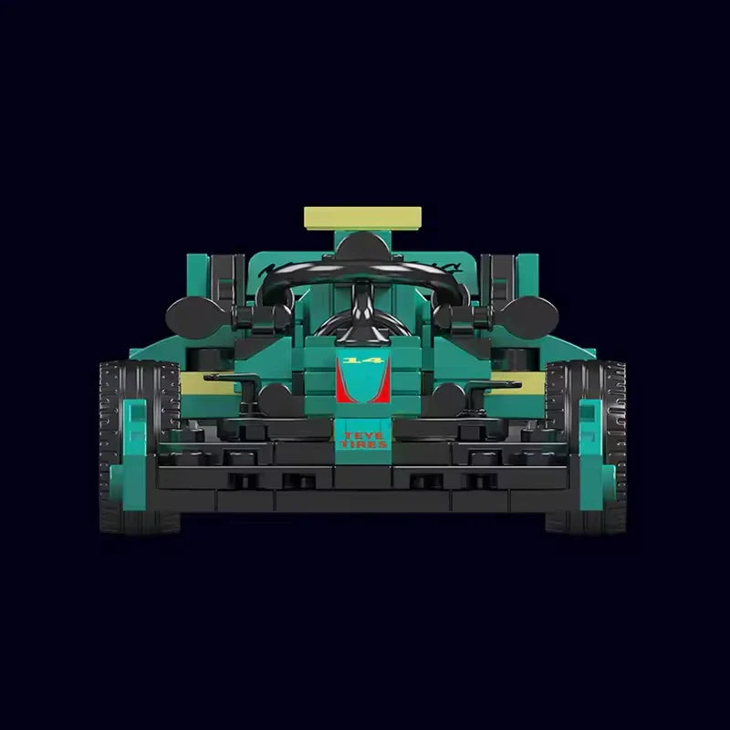 KTX-334483 F1 RC Racing Car Building Block Set for Kids – DIY Mini Model Toy for Ages 8 and Up, 308+ Pieces