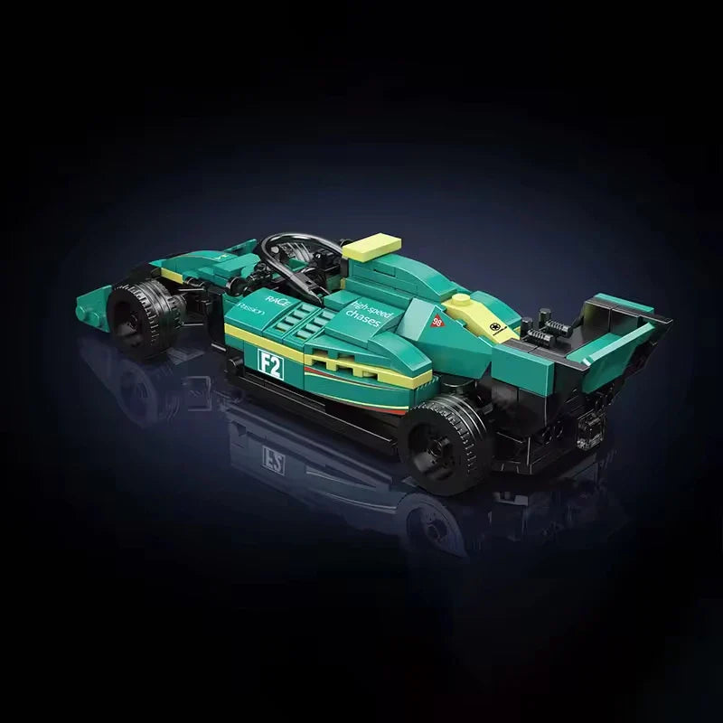 KTX-334483 F1 RC Racing Car Building Block Set for Kids – DIY Mini Model Toy for Ages 8 and Up, 308+ Pieces
