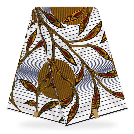 KTX-335059 Batik Printed 100% Cotton Wax Cloth - 110cm Wide