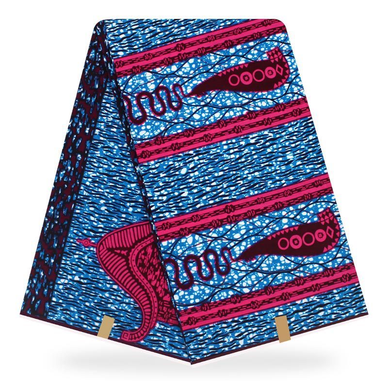 KTX-335059 Batik Printed 100% Cotton Wax Cloth - 110cm Wide