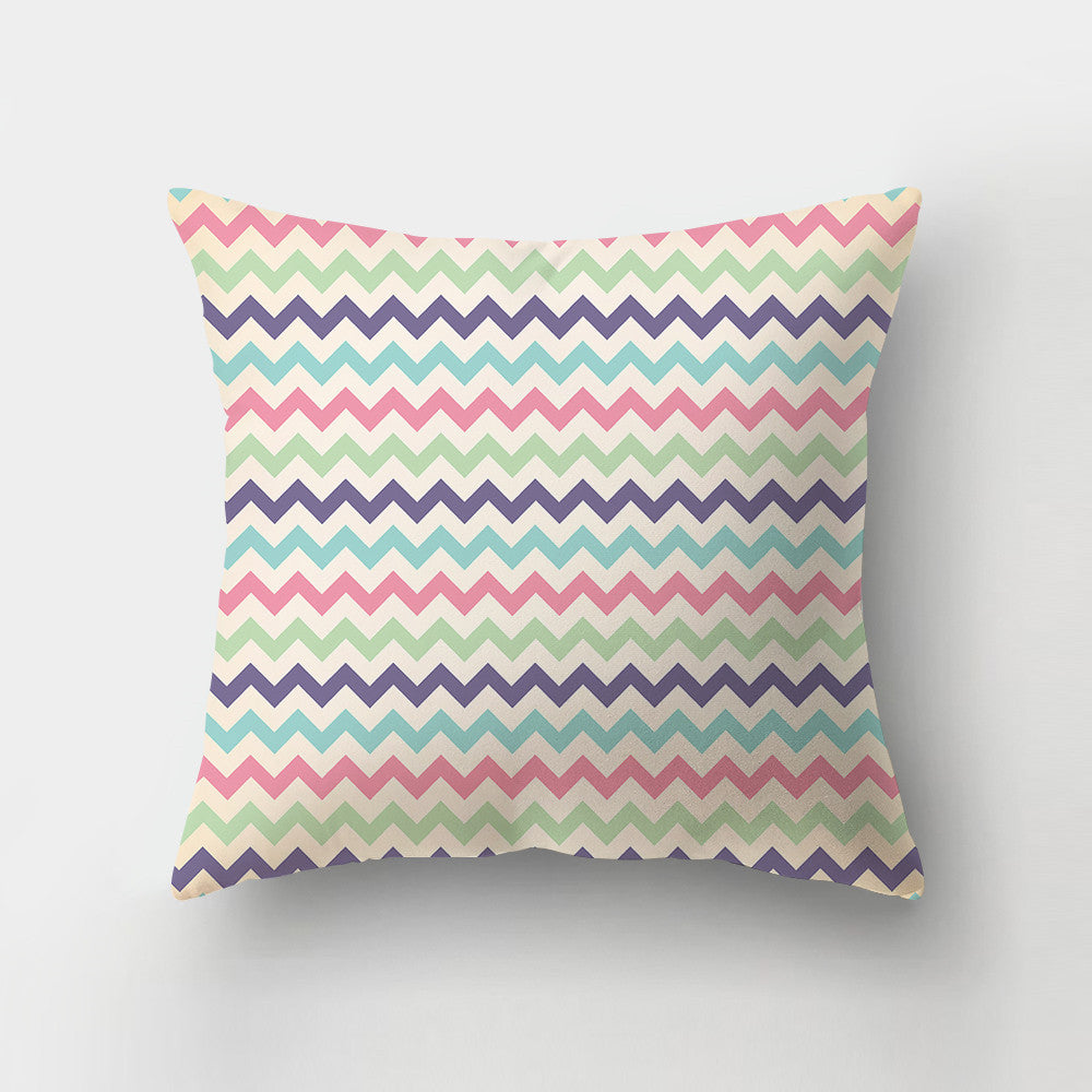 KTX-336211 Nordic Minimalist Cute Rabbit Peach Skin Fabric Cushion Cover - 45x45cm