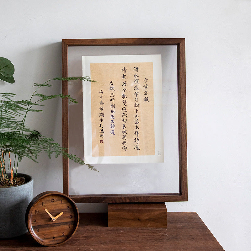 KTX-336211 Solid Wood Rectangular Photo Frame - Simple and Modern Design