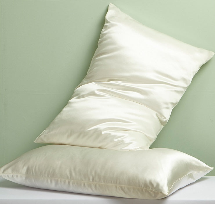 KTX-336339 Silk Pillowcase in Solid Color – 100% Mulberry Silk, Embroidery Friendly