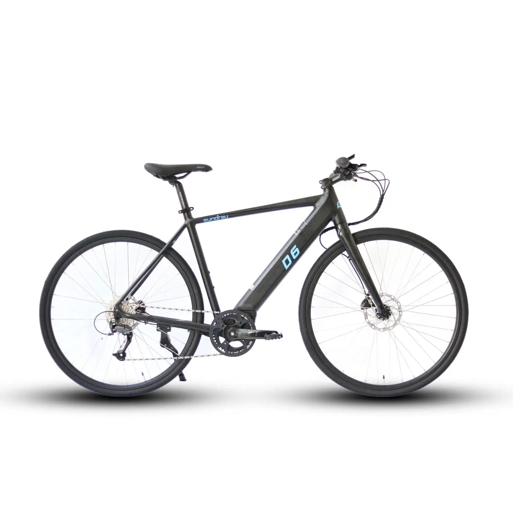 KTX-338003 EUNORAU D6 Electric Road Bike with 36V/250W Motor, 9-Speed, 700c Wheels, Aluminum Frame, Disc Brake