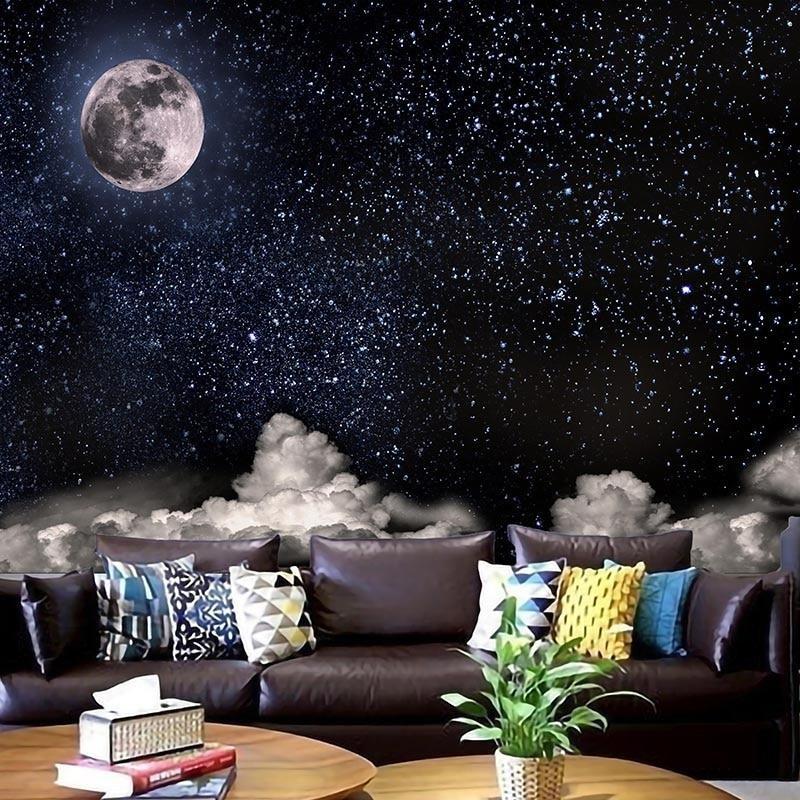 KTX-338387 Galaxy Planetary Tapestry - Multifunctional Polyester Wall Art and Carpet