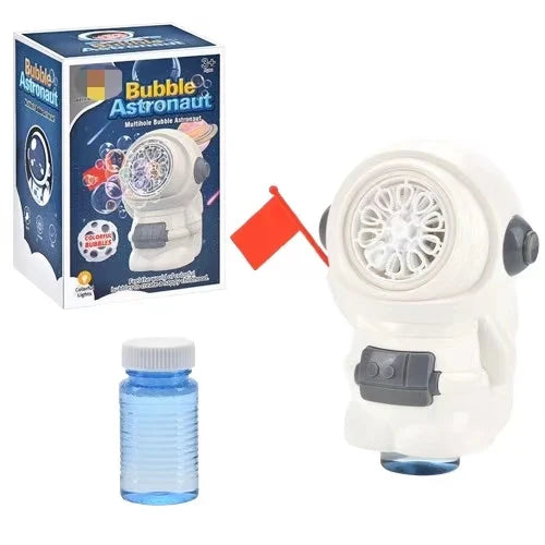 KTX-338515 Astronaut Bubble Machine with 10 Holes for Kids - Summer Outdoor Fun