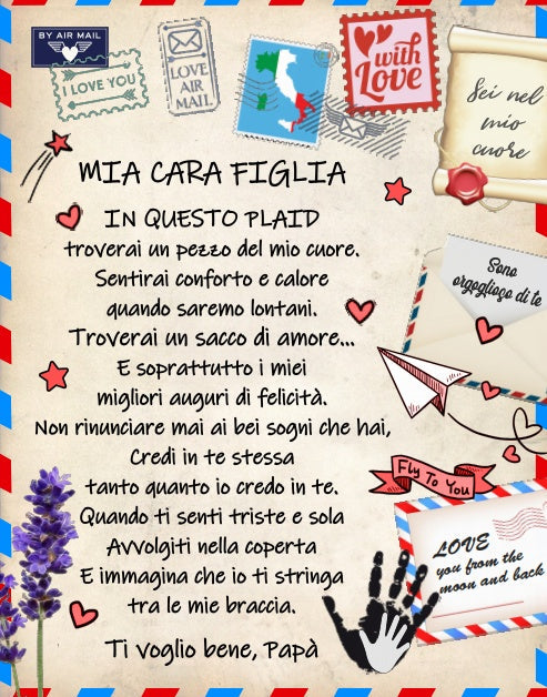 KTX-338515 Cartoon Envelope Letter Design Flannel Blanket - Cozy Coral Fleece for Autumn & Winter, Multiple Sizes Available