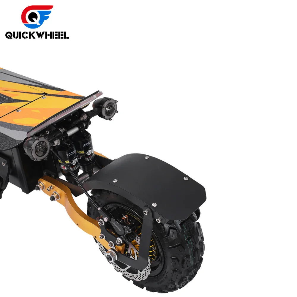 KTX-338707 Dual Motor Electric Scooter 60V 40Ah, 120Km Range, 6000W, 11 Inch Fat Tires, Folding Design