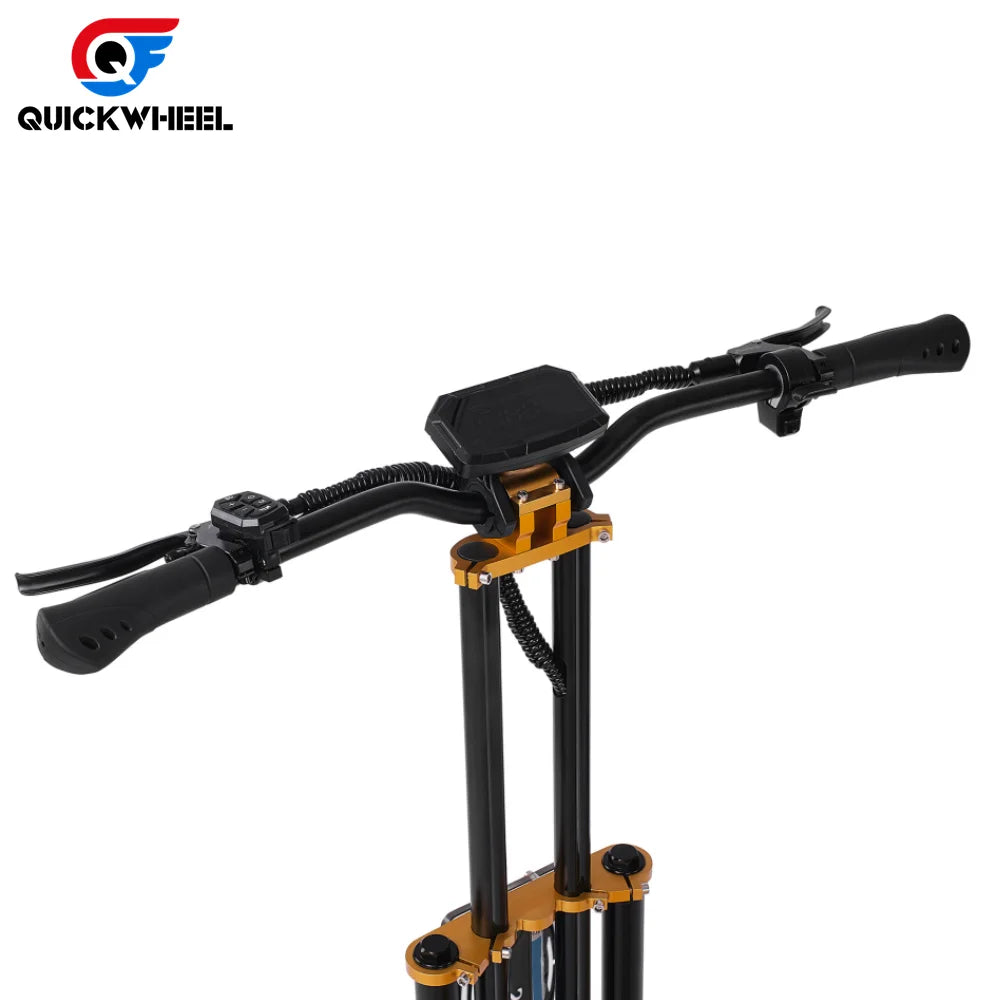 KTX-338707 Dual Motor Electric Scooter 60V 40Ah, 120Km Range, 6000W, 11 Inch Fat Tires, Folding Design