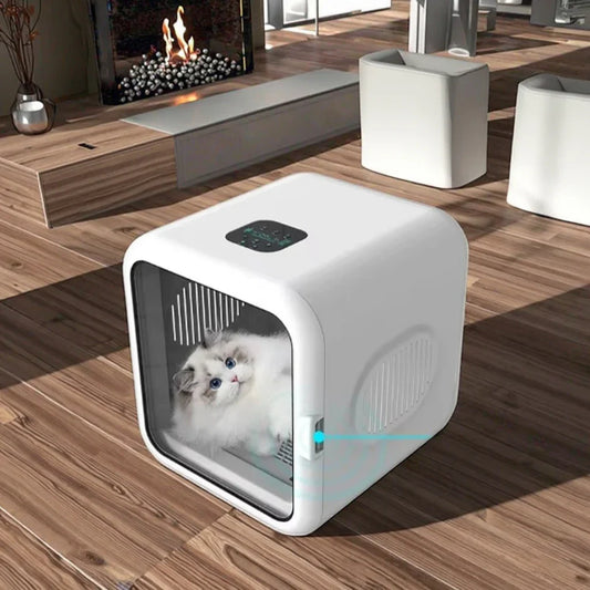 KTX-340243 Eco-Friendly Electric Automatic Pet Hair Dryer Box for Dogs - 62L ABS Grooming Machine