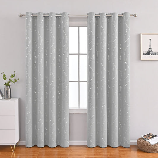 KTX-341843 Modern Minimalist Blackout Curtains in Various Sizes and Colors