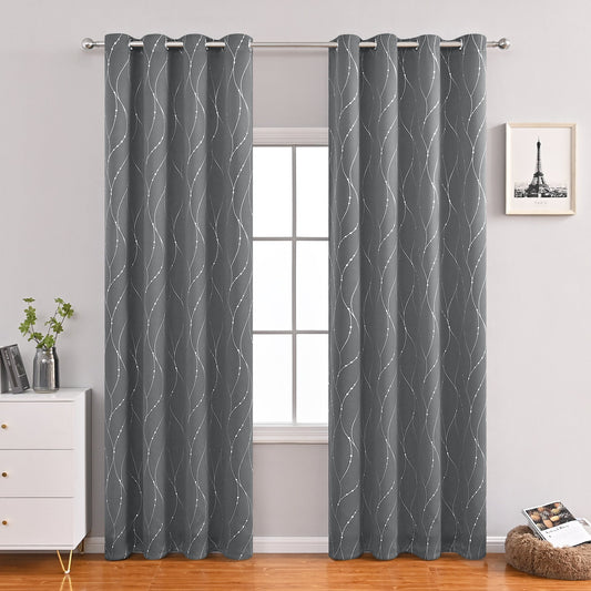 KTX-341843 Modern Minimalist Blackout Curtains in Various Sizes and Colors