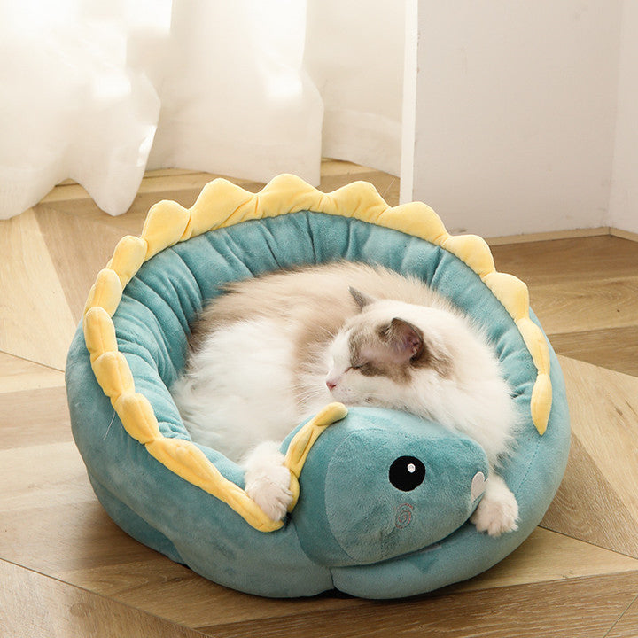 KTX-342419 Cozy Cat Nest with High Resilience Cloud Cotton Filling - Available in Duck and Whale Designs