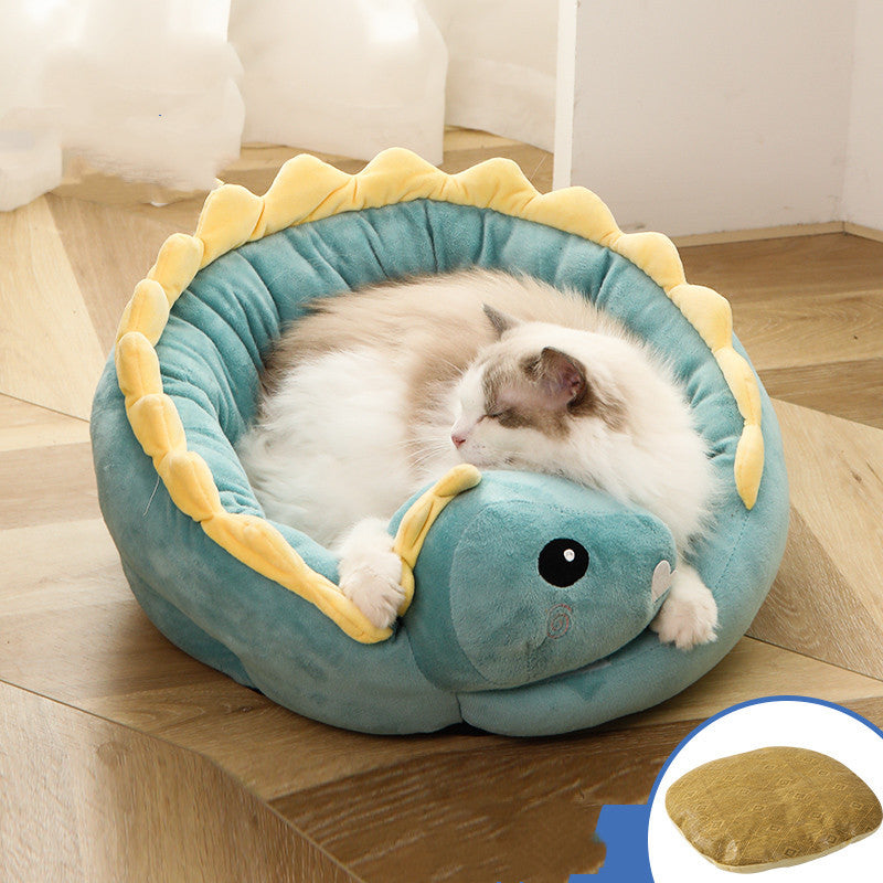 KTX-342419 Cozy Cat Nest with High Resilience Cloud Cotton Filling - Available in Duck and Whale Designs