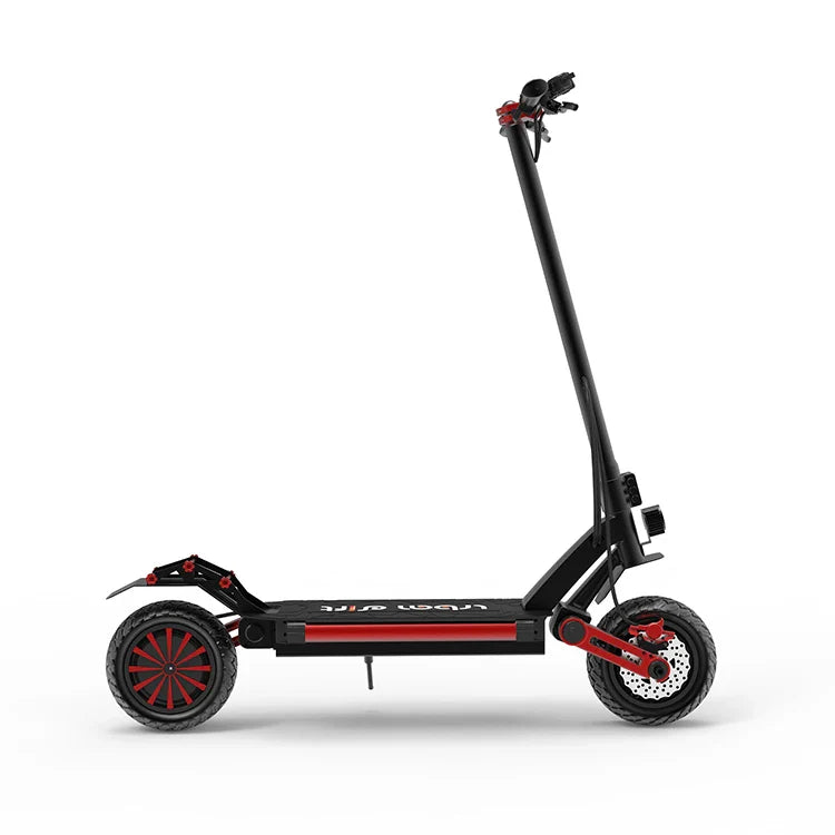 KTX-342483 58V 1000W Foldable Electric Scooter with Offroad Tires, 60-80km Range, Max Speed 65km/h, Unisex Design