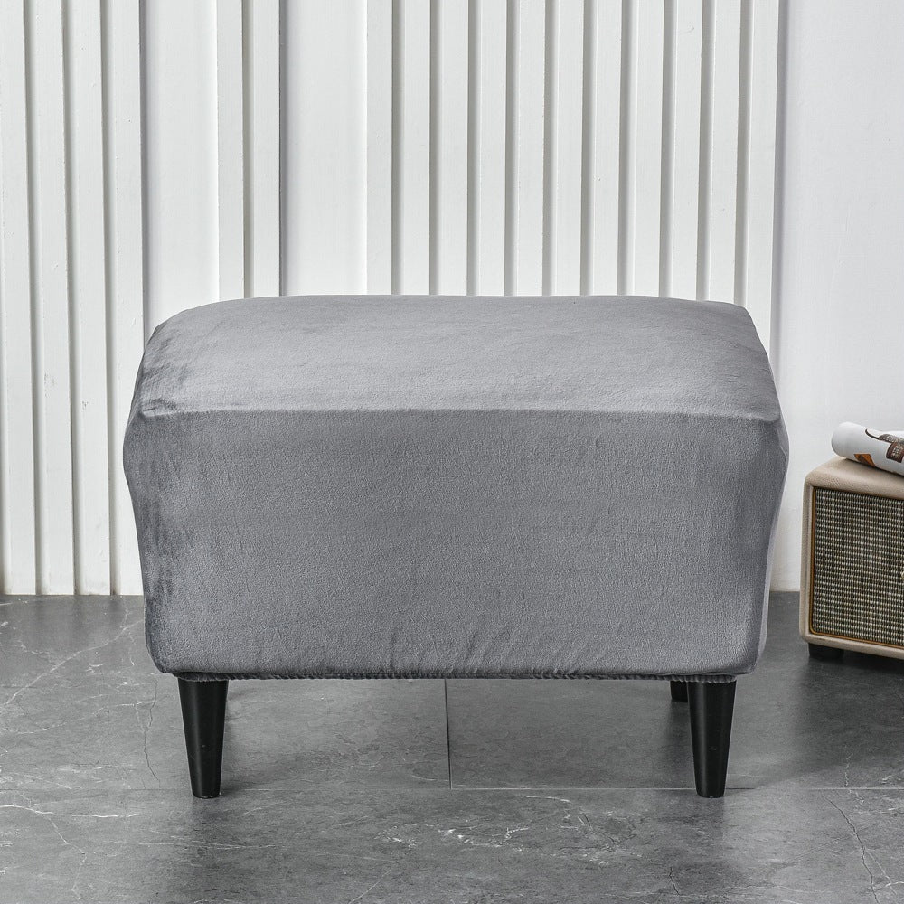 KTX-343187 Plush Silver Fox Velvet Chair Cover 40X60cm in Multiple Colors