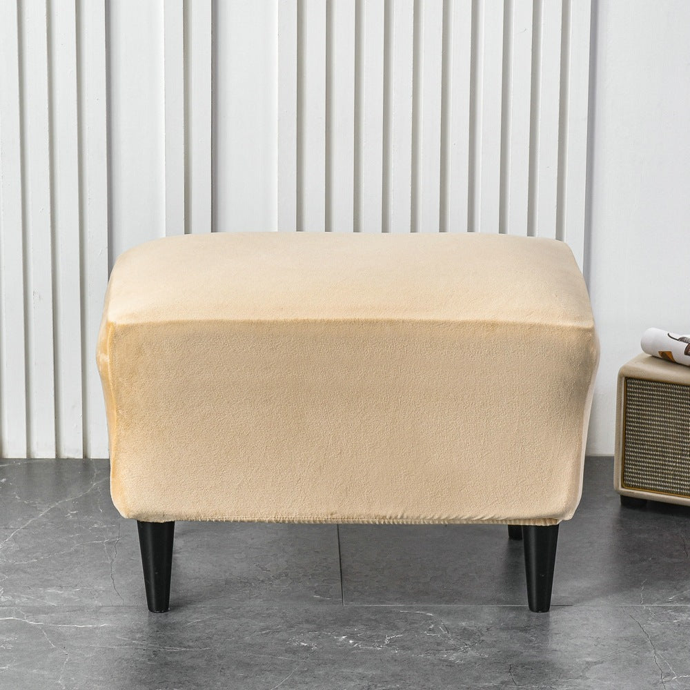 KTX-343187 Plush Silver Fox Velvet Chair Cover 40X60cm in Multiple Colors