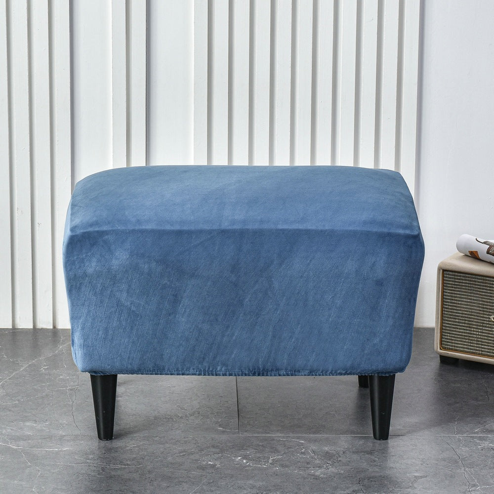 KTX-343187 Plush Silver Fox Velvet Chair Cover 40X60cm in Multiple Colors