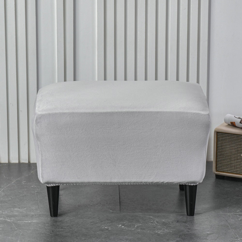 KTX-343187 Plush Silver Fox Velvet Chair Cover 40X60cm in Multiple Colors