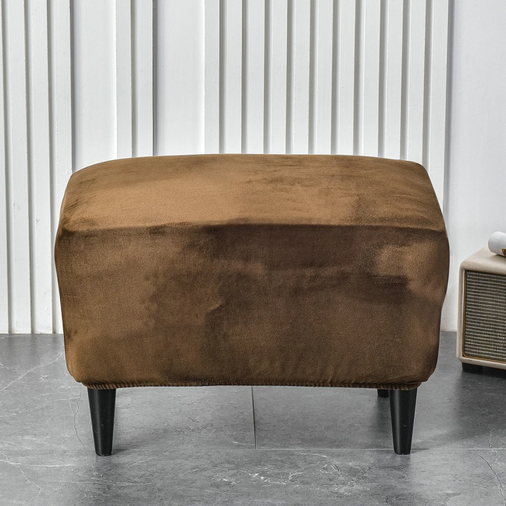 KTX-343187 Plush Silver Fox Velvet Chair Cover 40X60cm in Multiple Colors