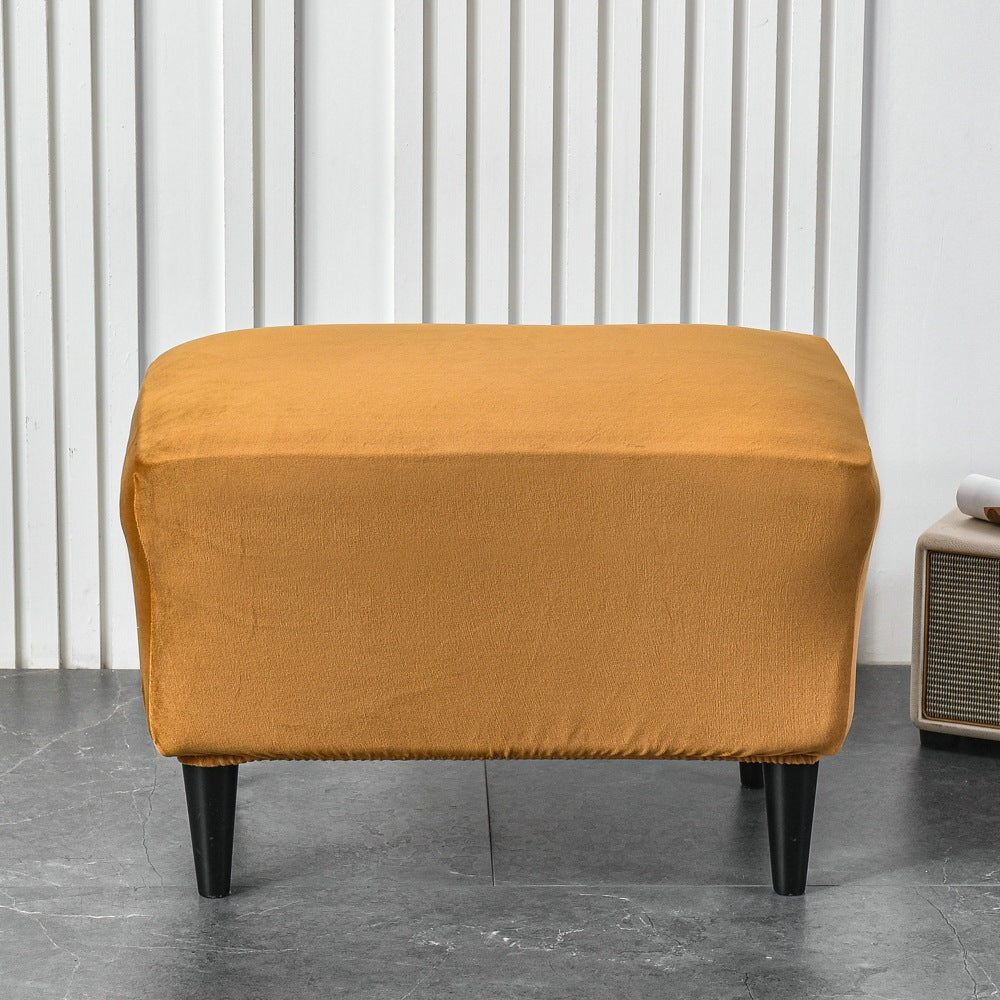 KTX-343187 Plush Silver Fox Velvet Chair Cover 40X60cm in Multiple Colors