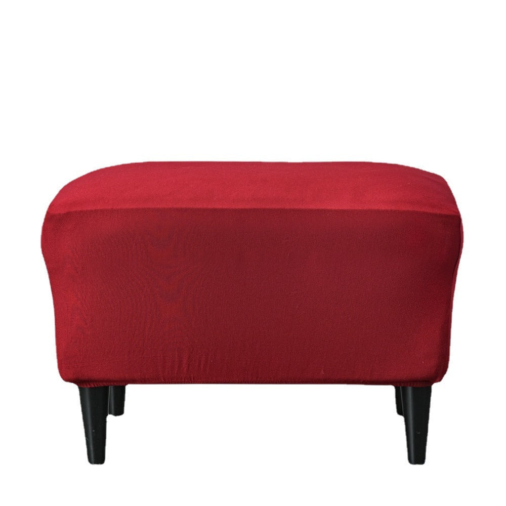 KTX-343187 Plush Silver Fox Velvet Chair Cover 40X60cm in Multiple Colors