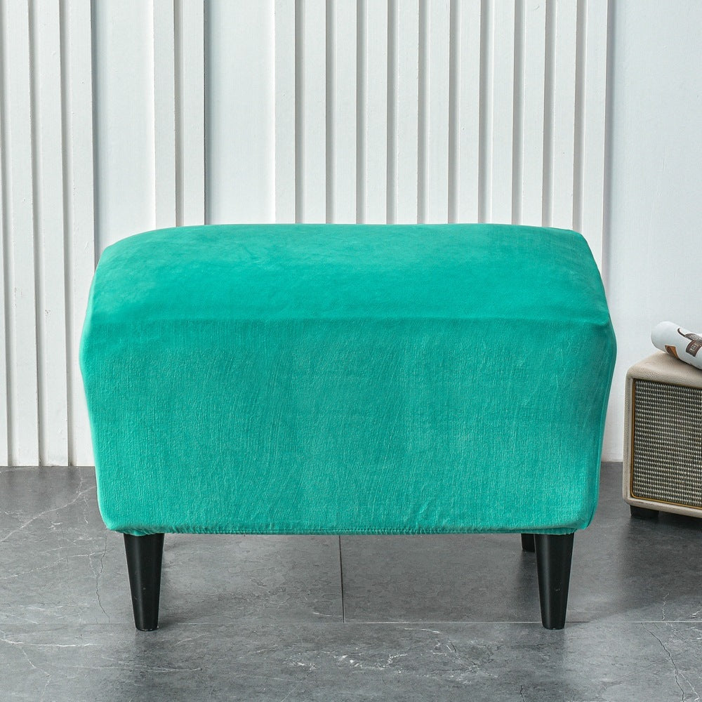 KTX-343187 Plush Silver Fox Velvet Chair Cover 40X60cm in Multiple Colors