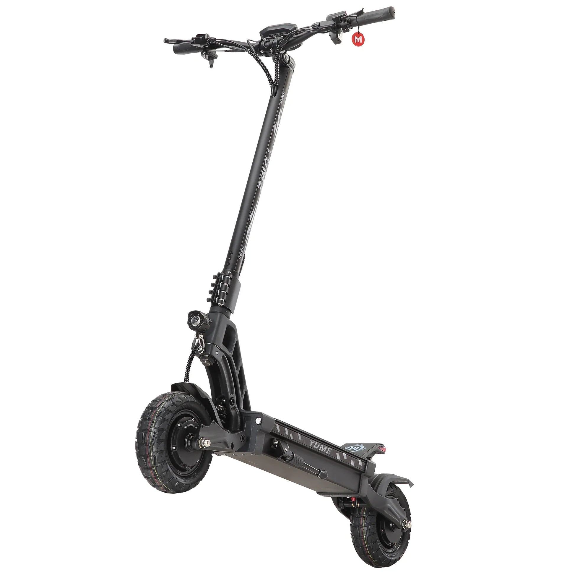 KTX-343635 Folding Electric Scooter with 10-Inch Tires, 71 km Range, 250W Motor, Hydraulic Brakes, Full Suspension