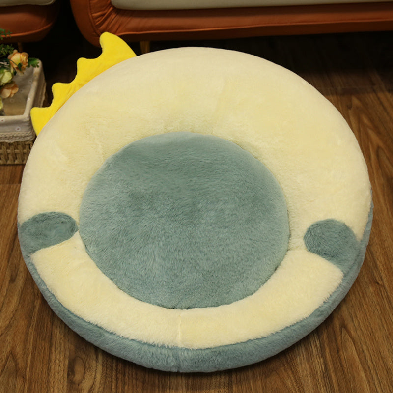 KTX-344275 Plush Animal Shape Lazy Sofa with Thickened Cushion for Comfort