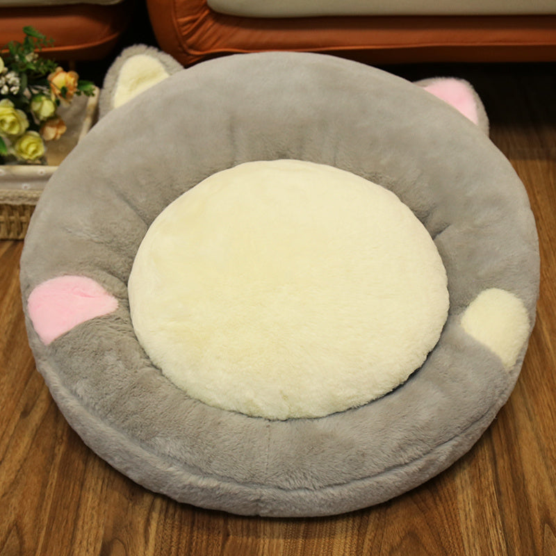 KTX-344275 Plush Animal Shape Lazy Sofa with Thickened Cushion for Comfort
