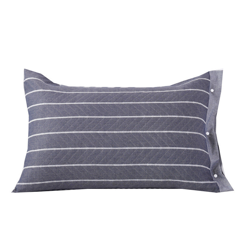 KTX-345491 Three-Layer Soft Cotton Pillowcase in Modern European Style