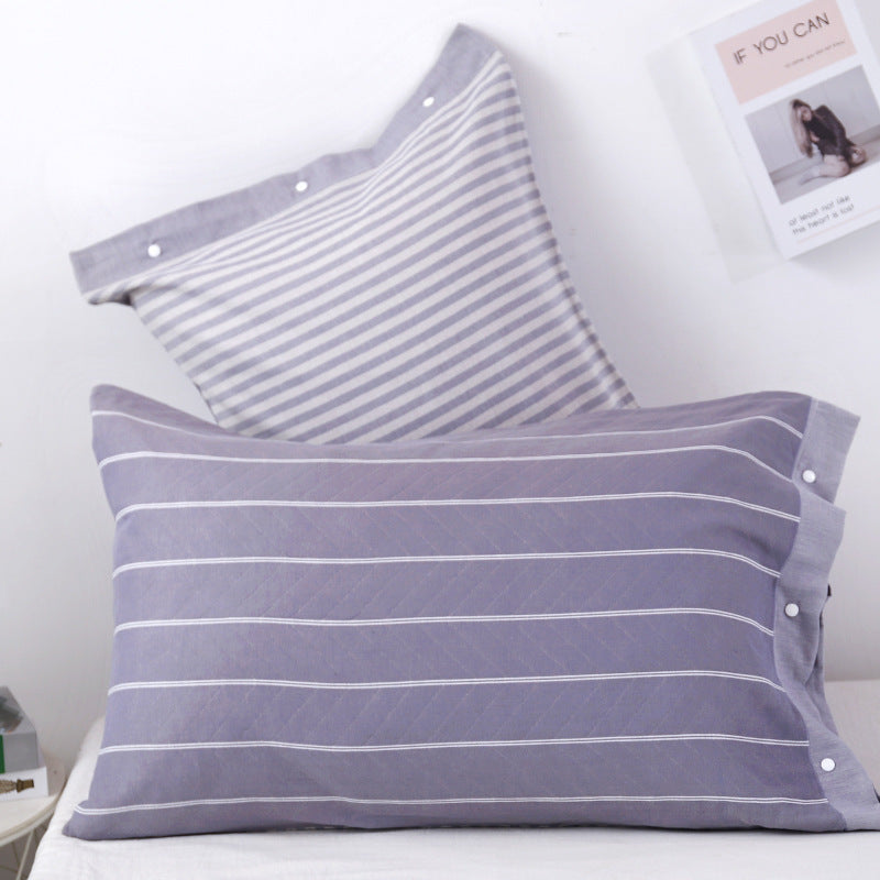 KTX-345491 Three-Layer Soft Cotton Pillowcase in Modern European Style