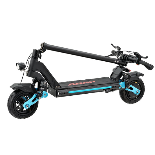 KTX-345939 48V Electric Scooter with Dual Shock Absorption and Front Disc Brake, Foldable, 30-50 Km/h Speed, 10-20 Ah Battery, 30-40 Km Range